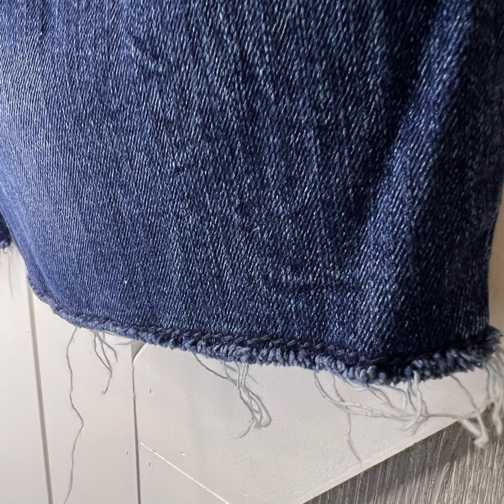 D14.19 Aeropostale Cut Off Shorts Blue Distressed 31 waist - Picture 4 of 7